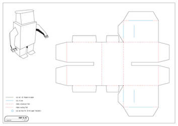 Robot No. 01 BLANK - 1 of 3