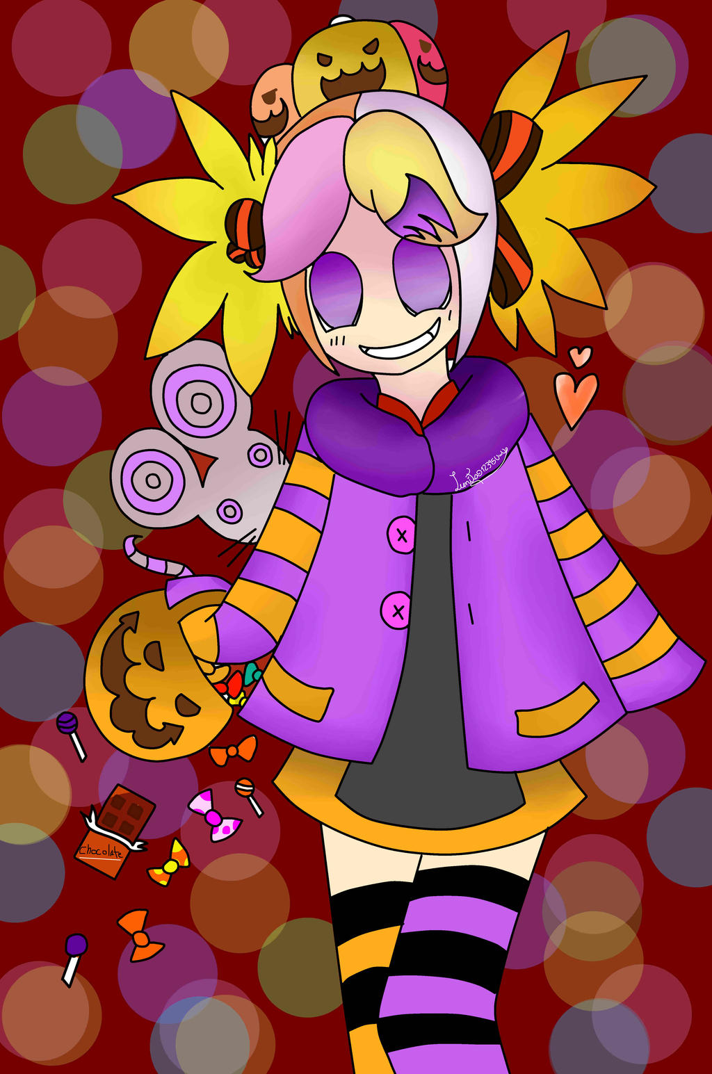 Happy Halloween (rin kagamine) by lunita12345UwU on DeviantArt