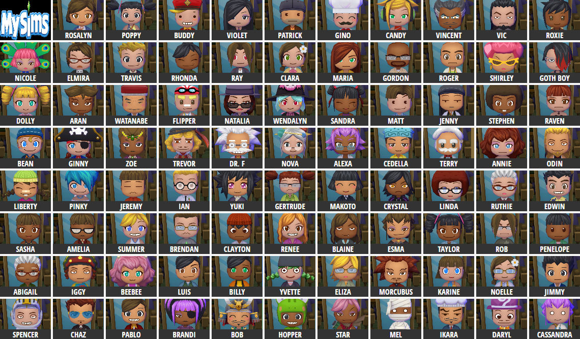 MySims Characters by cutiepatootie64 on DeviantArt