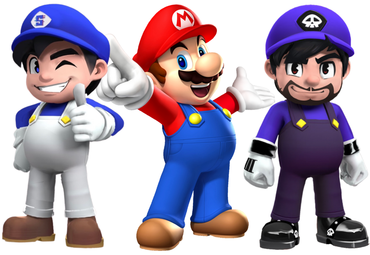 Mario, SMG4 and SMG3 by Noe0123 on DeviantArt