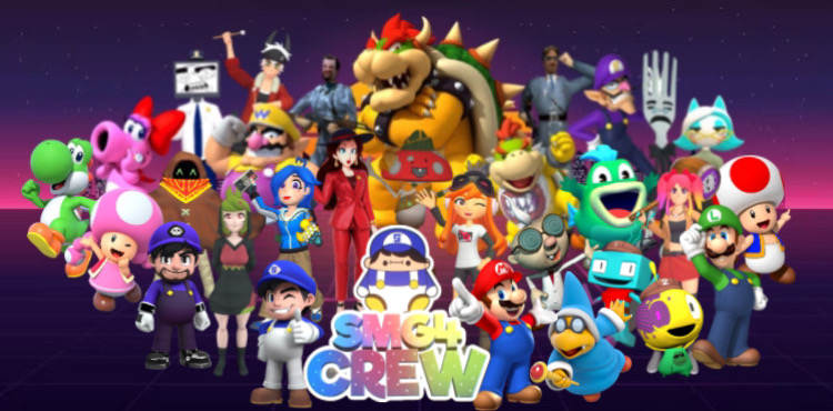 Super Mario Bros and SMG4 Crew by Noe0123 on DeviantArt