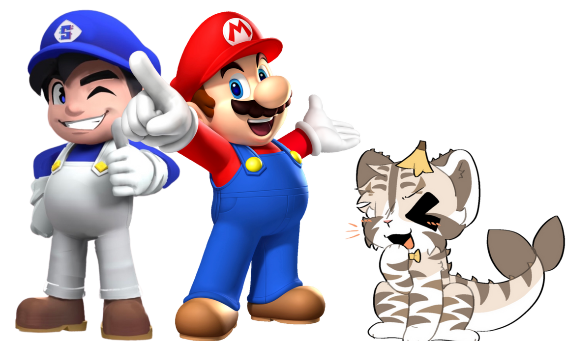 Cat Mario and Cat Mario by Joecool597 on Newgrounds