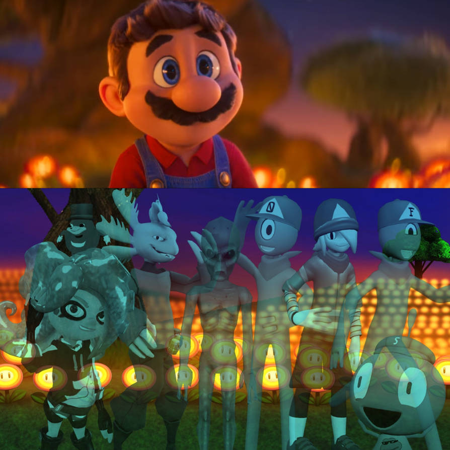 Mario Coexist Mario happily confronts his friends (Ghost) by Noe0123 on DeviantArt
