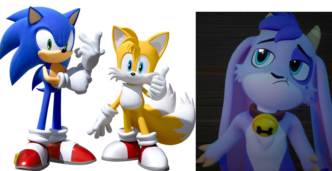 Is Sonic jealous of Tails' namesakes? (Artist: 7_0cc_nanashi) : r