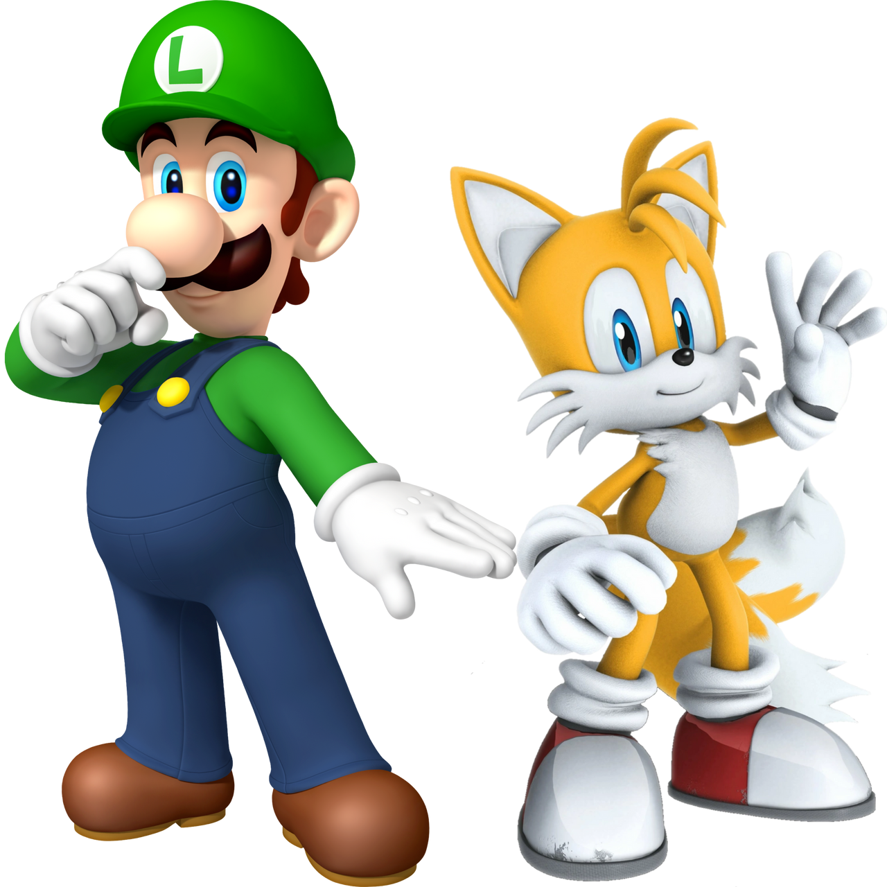 Luigi and Tails by Noe0123 on DeviantArt
