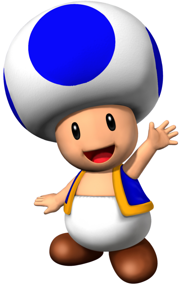 Blue Toad Render by Noe0123 on DeviantArt