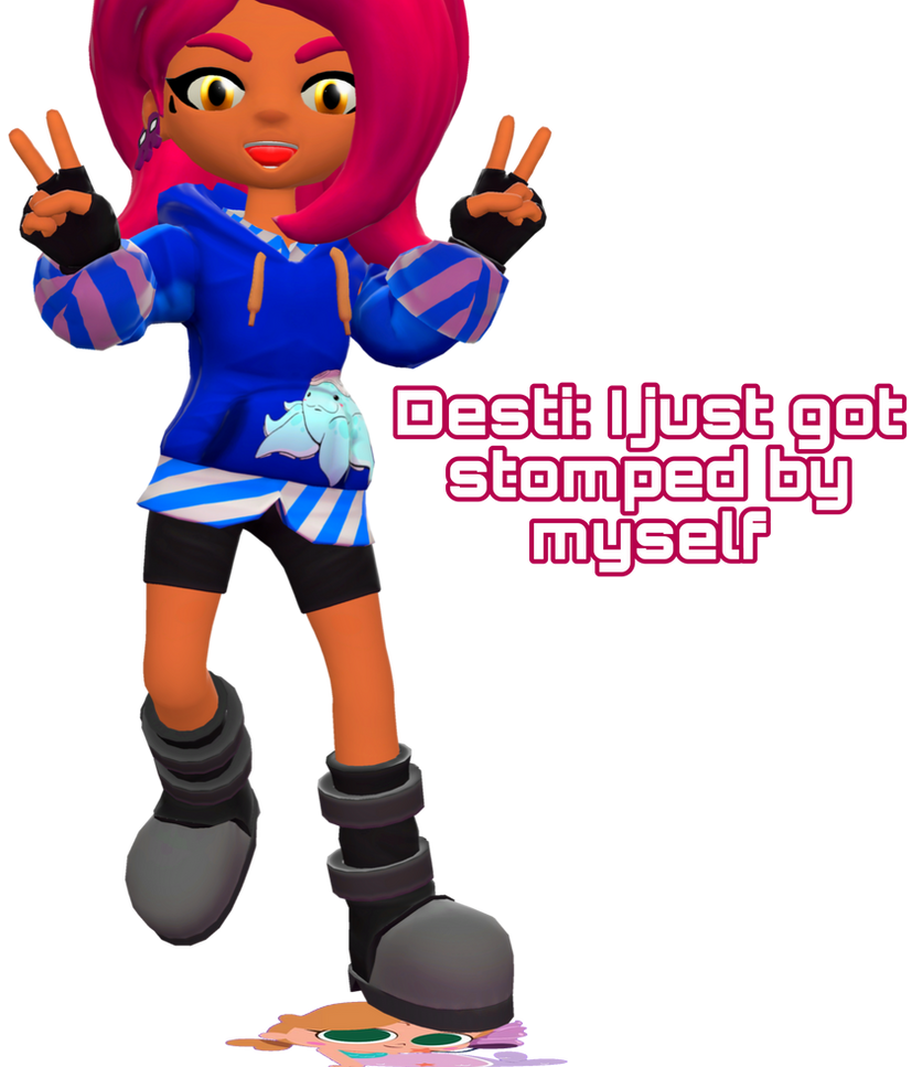 Desti Stomped Juju Coral by Noe0123 on DeviantArt