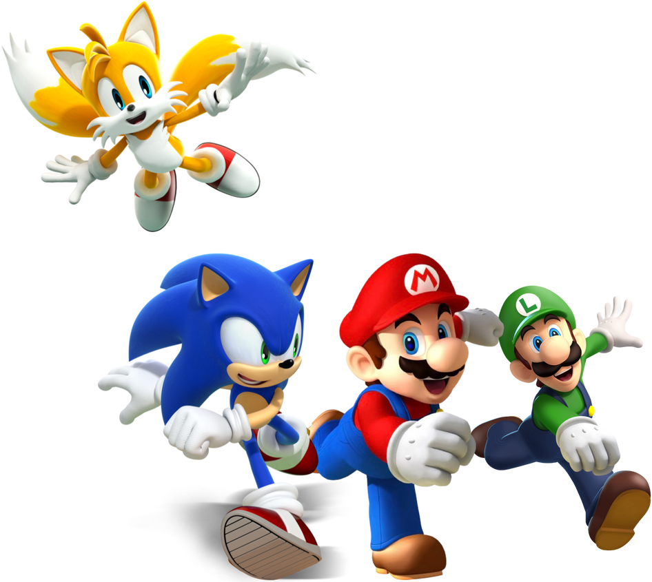 Mario, Luigi, Sonic and Tails 3 by Noe0123 on DeviantArt