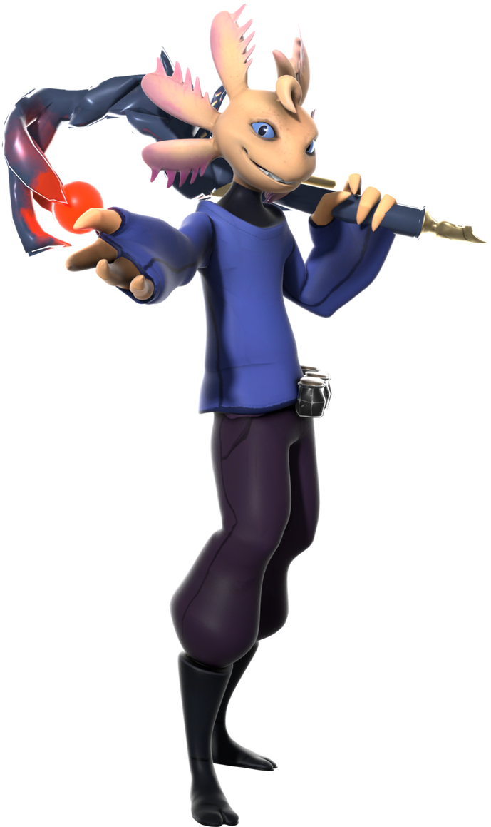Axol Render 2 by Noe0123 on DeviantArt