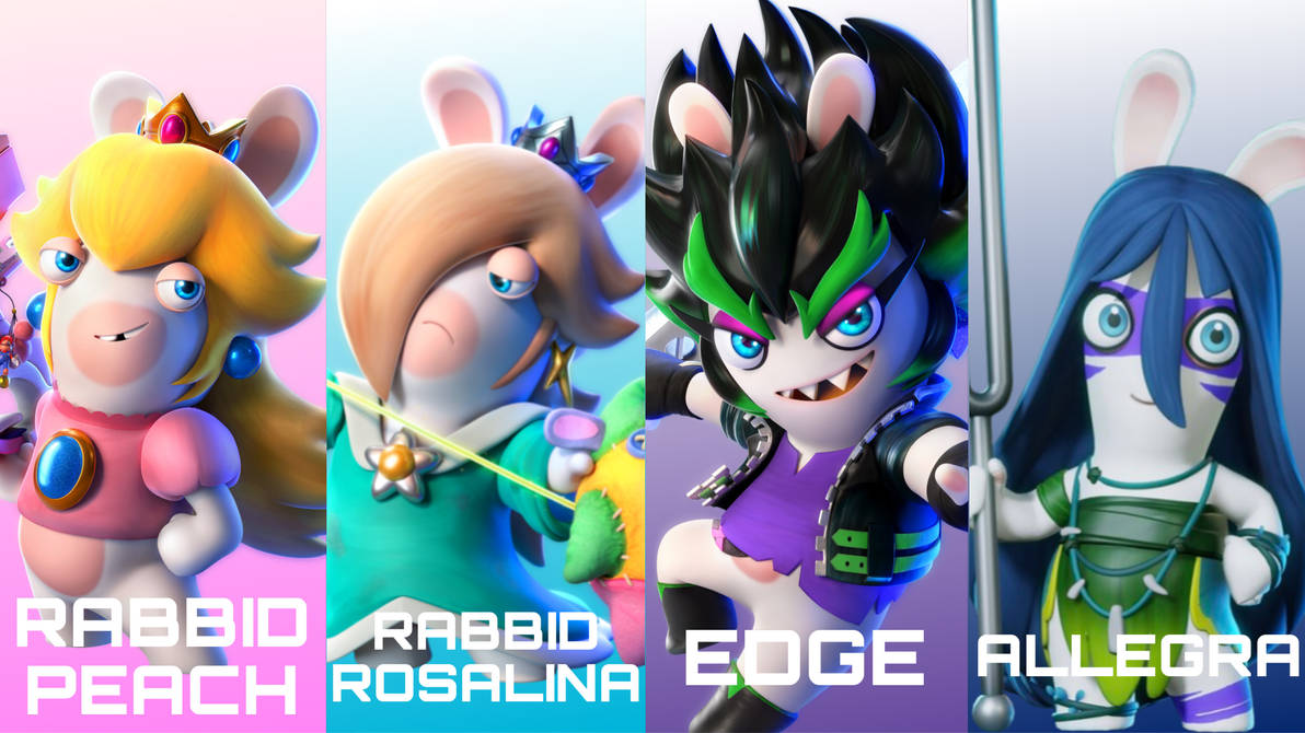 Rabbid Girls Posters by Noe0123 on DeviantArt