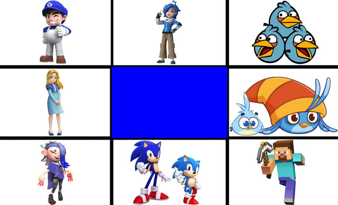 My Favorite Blue Characters by Noe0123 on DeviantArt