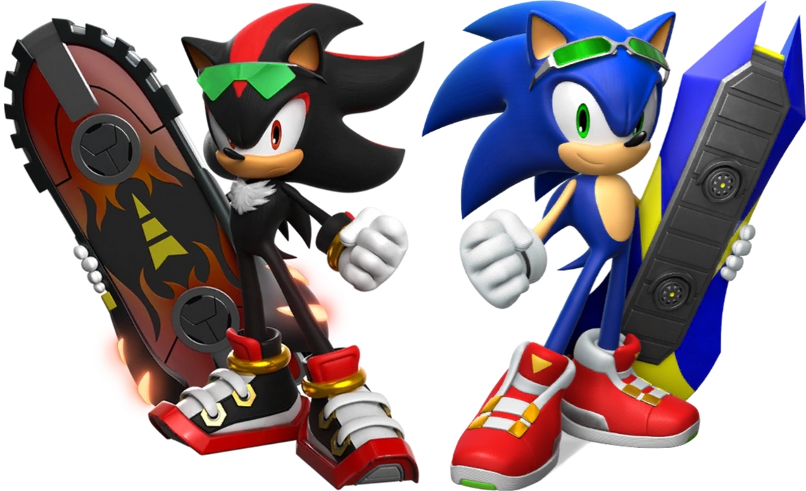 Extreme Gear Sonic and Shadow by Noe0123 on DeviantArt