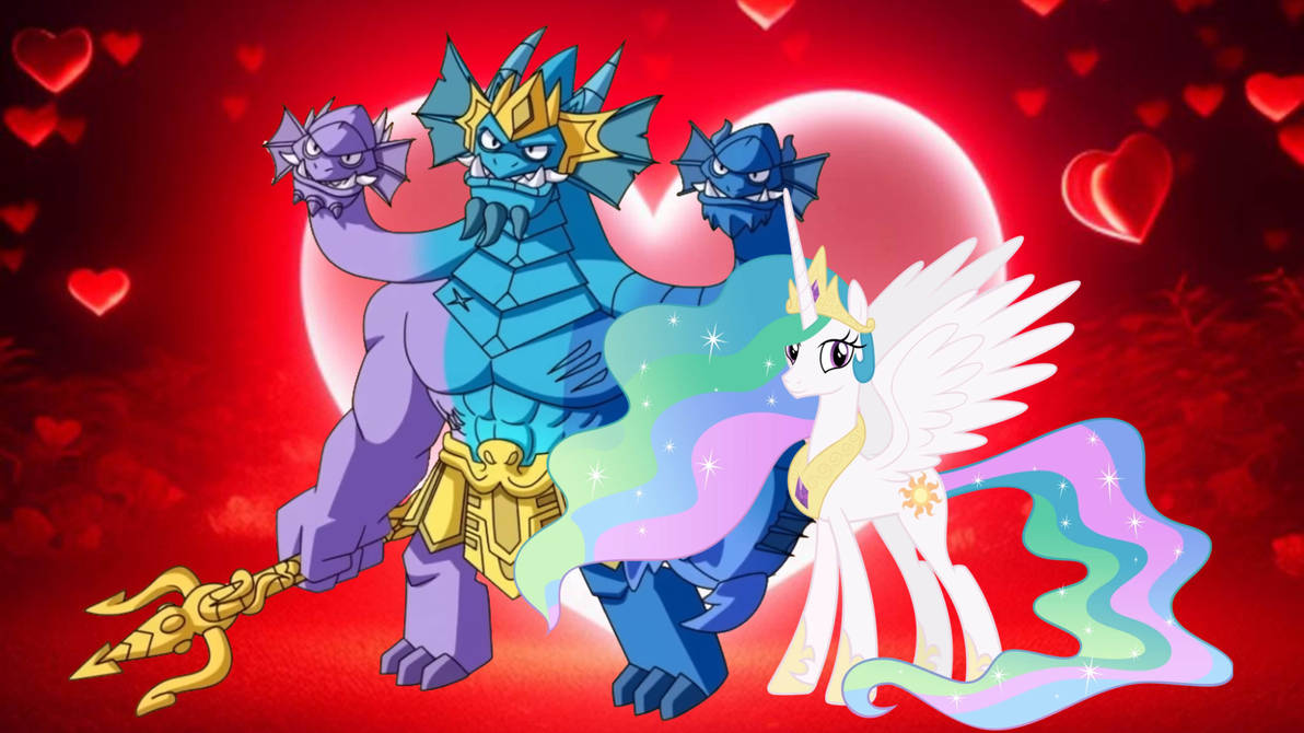 Princess 033 King Hydra X Princess Celestia: Valentines Day by Noe0123 on DeviantArt