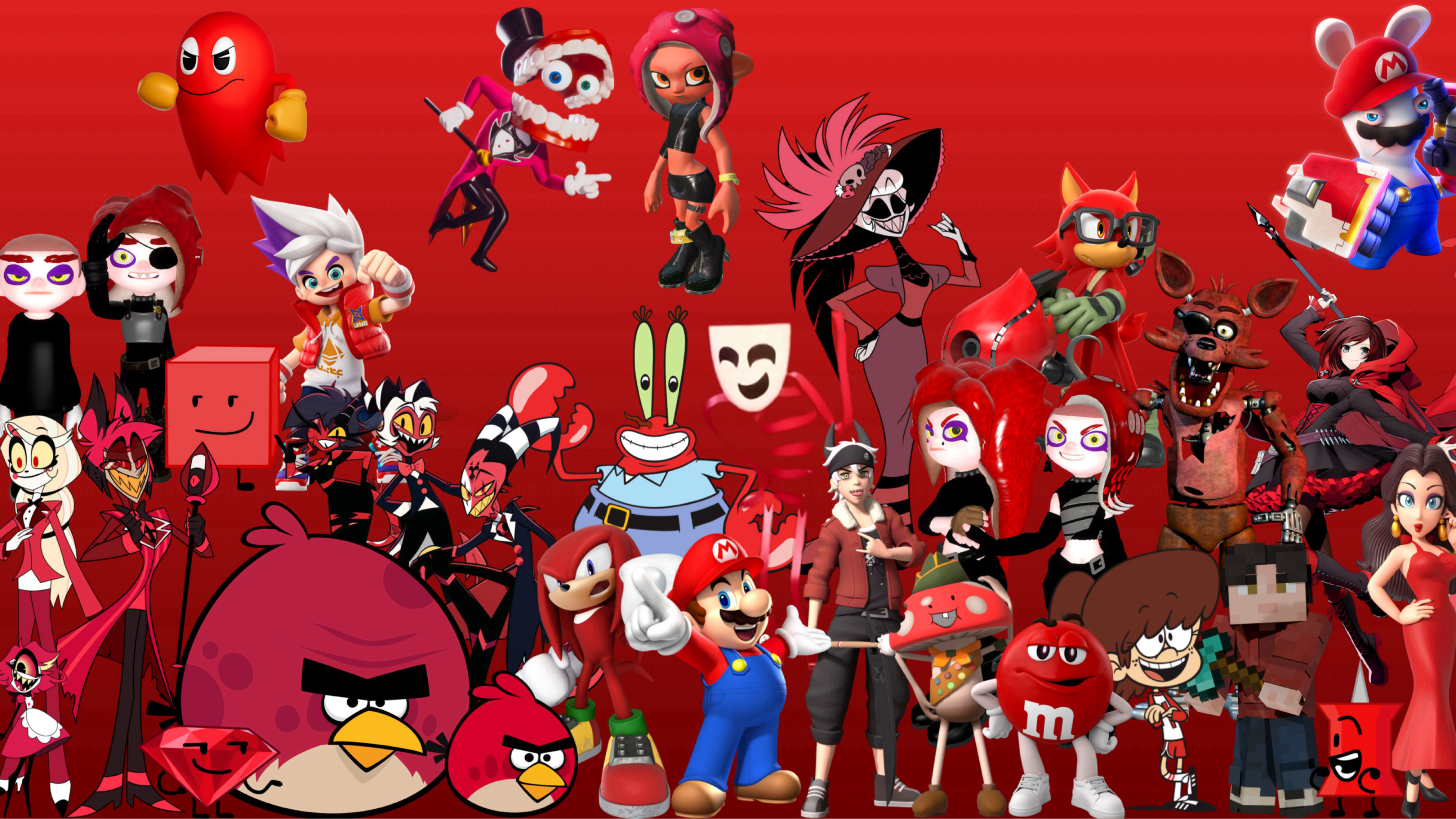 Red Characters By Deviantart Characters with red by Noe0123 on DeviantArt