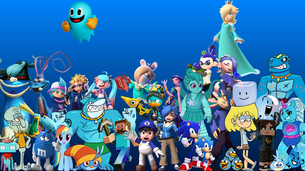 Characters with Blue by Noe0123 on DeviantArt
