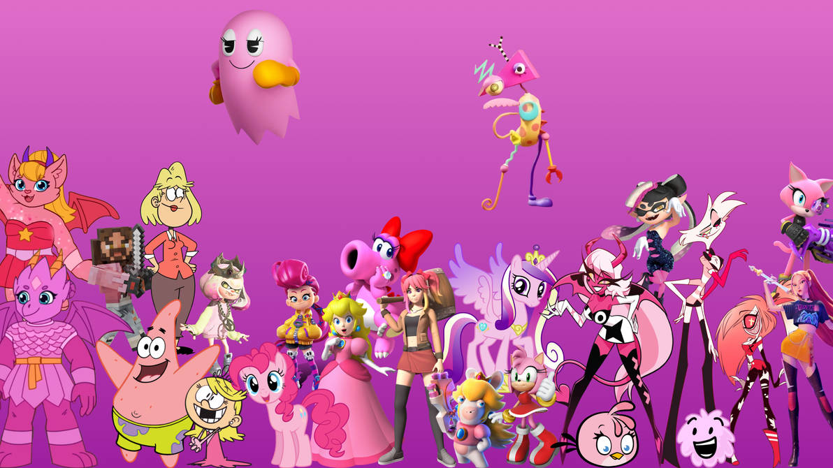 Pink 4 Deviantart Characters with Pink by Noe0123 on DeviantArt