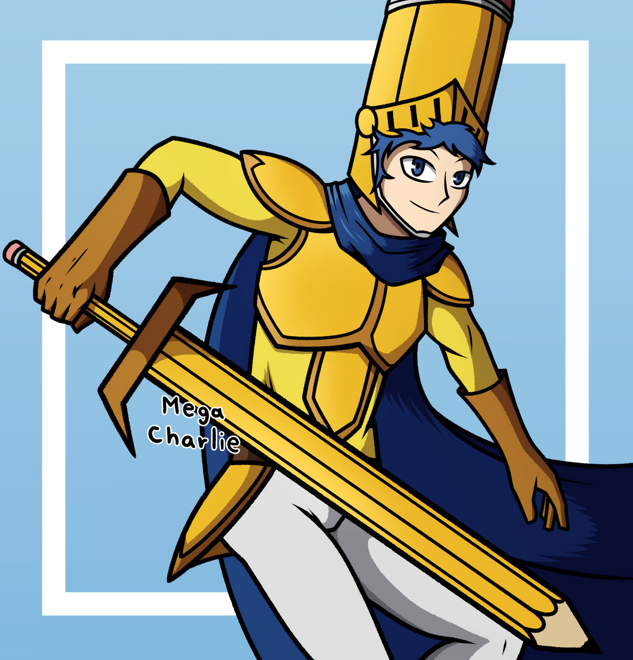 Pencil Knight by MegaCharlie on DeviantArt
