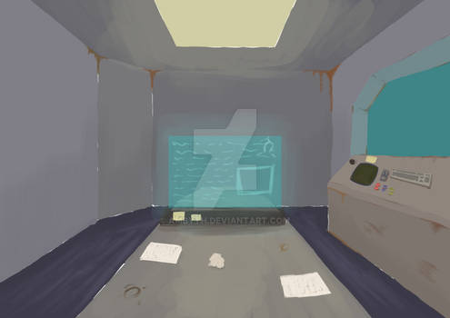 Concept Art Briefing Room WIP