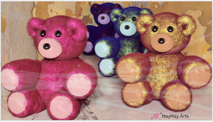 [3D] | Blender: Teddy Bear Group |