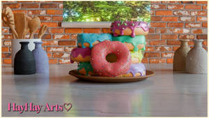 Blender 3D | Doughnut Scene |