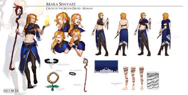 Mara Shavazz - Character Sheet Commission