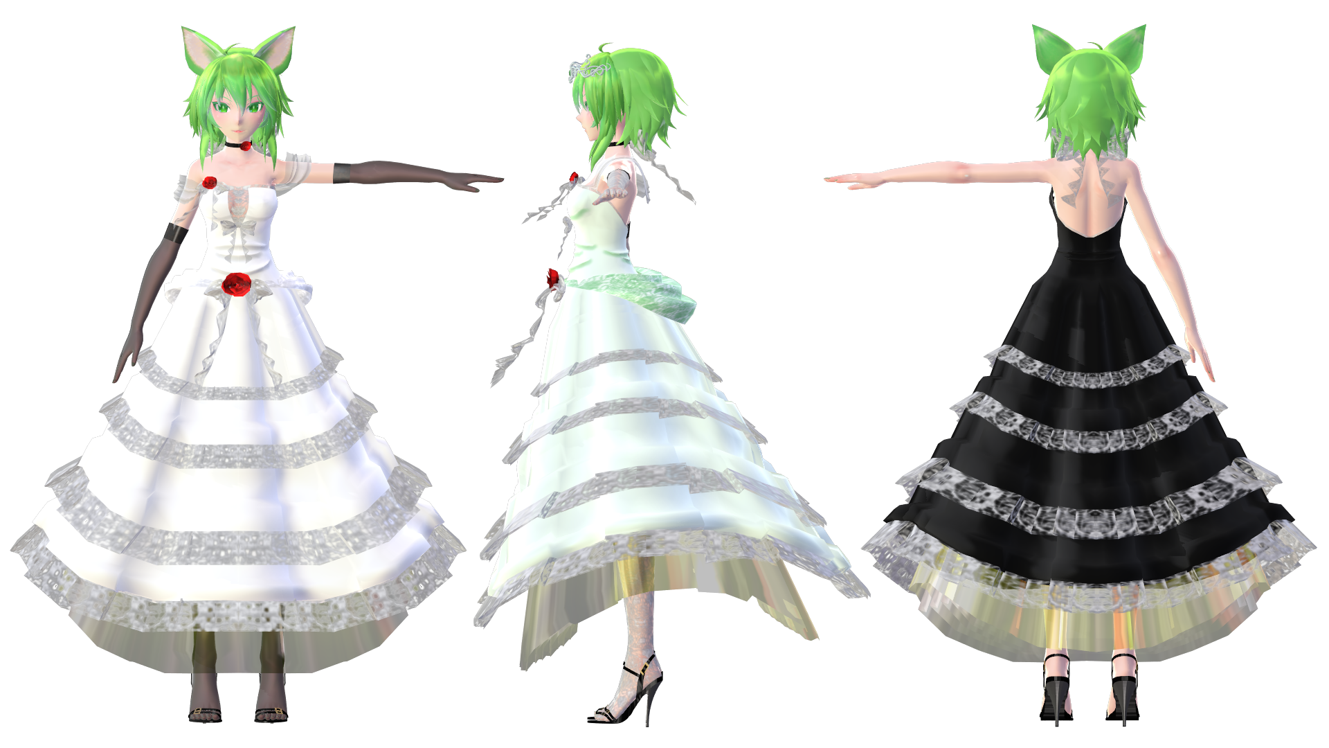 TDA Gumi Lace Dress Ver2.5 DL Models