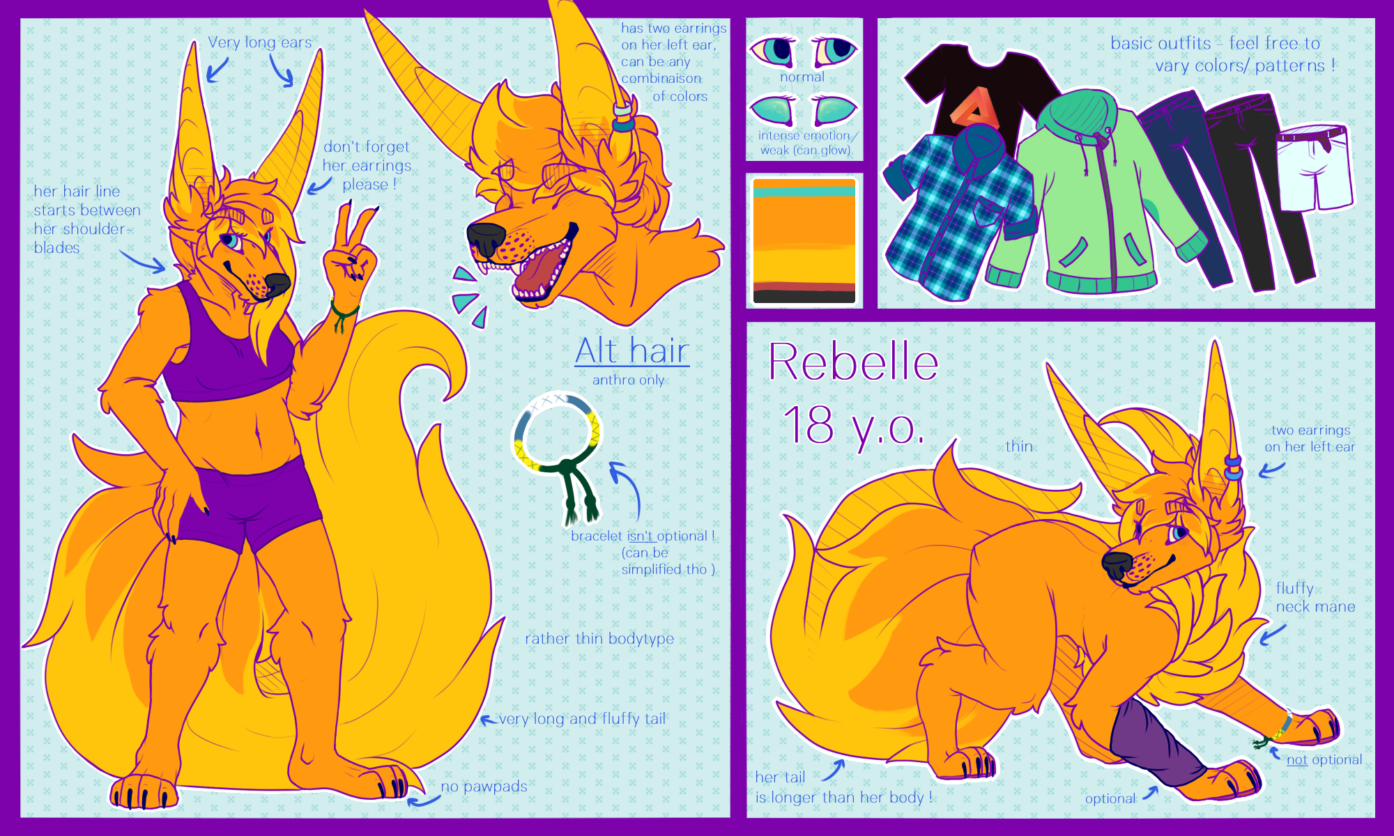 Ref sheet: Rebelle