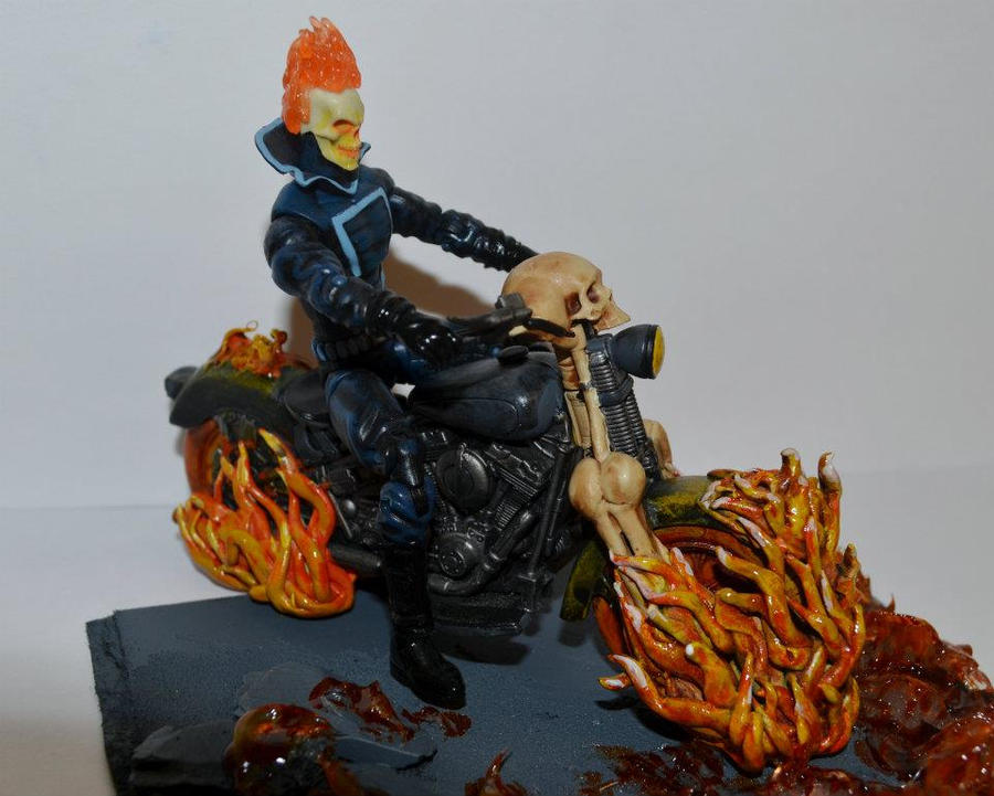 Custom Marvel 'Ghost rider' figure by Chillz1980 on DeviantArt