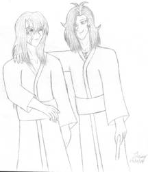 Kalin and Radley in Yukatas