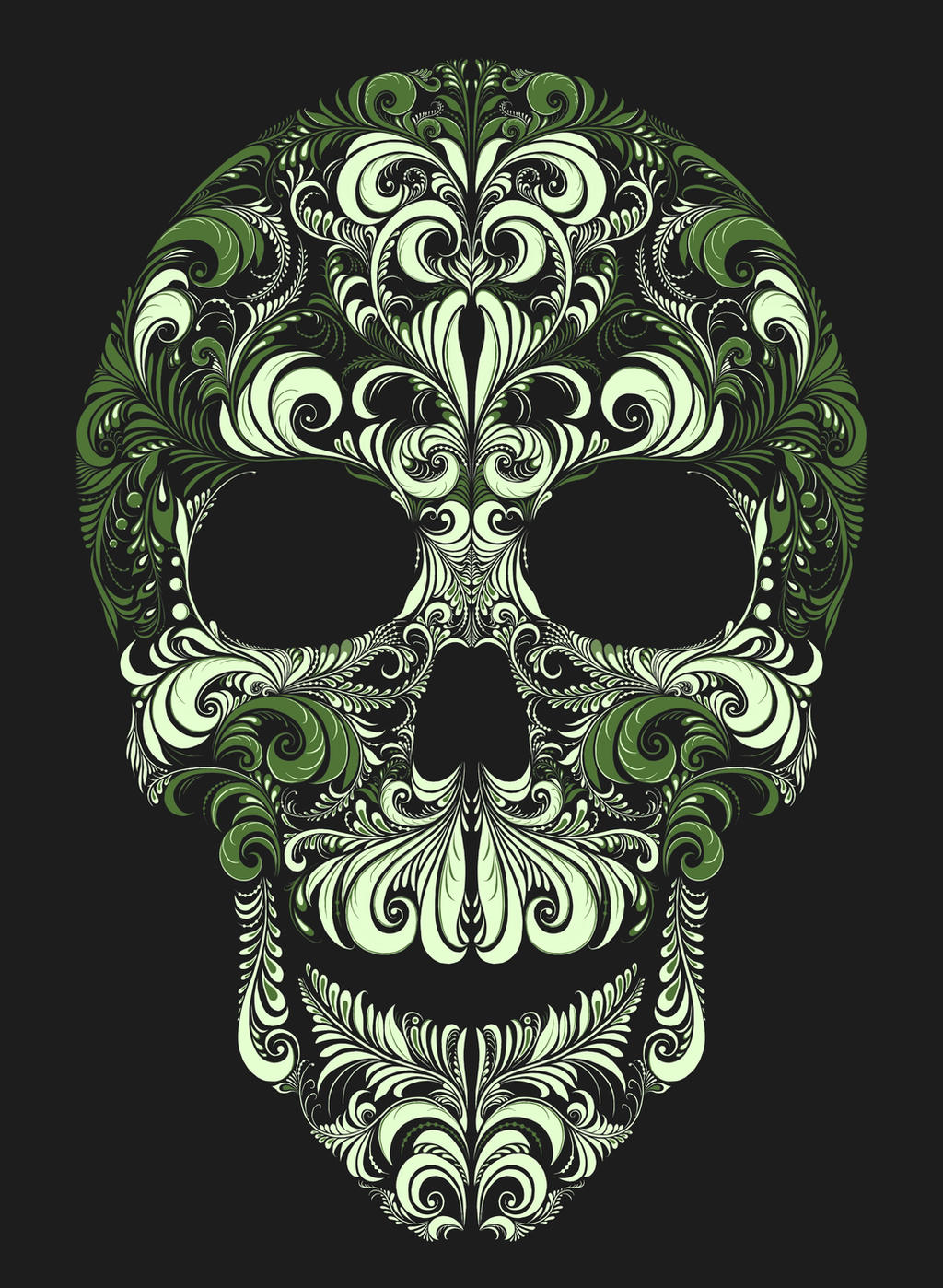 the traditional pattern. skull. by Max-13-Tulmes on DeviantArt