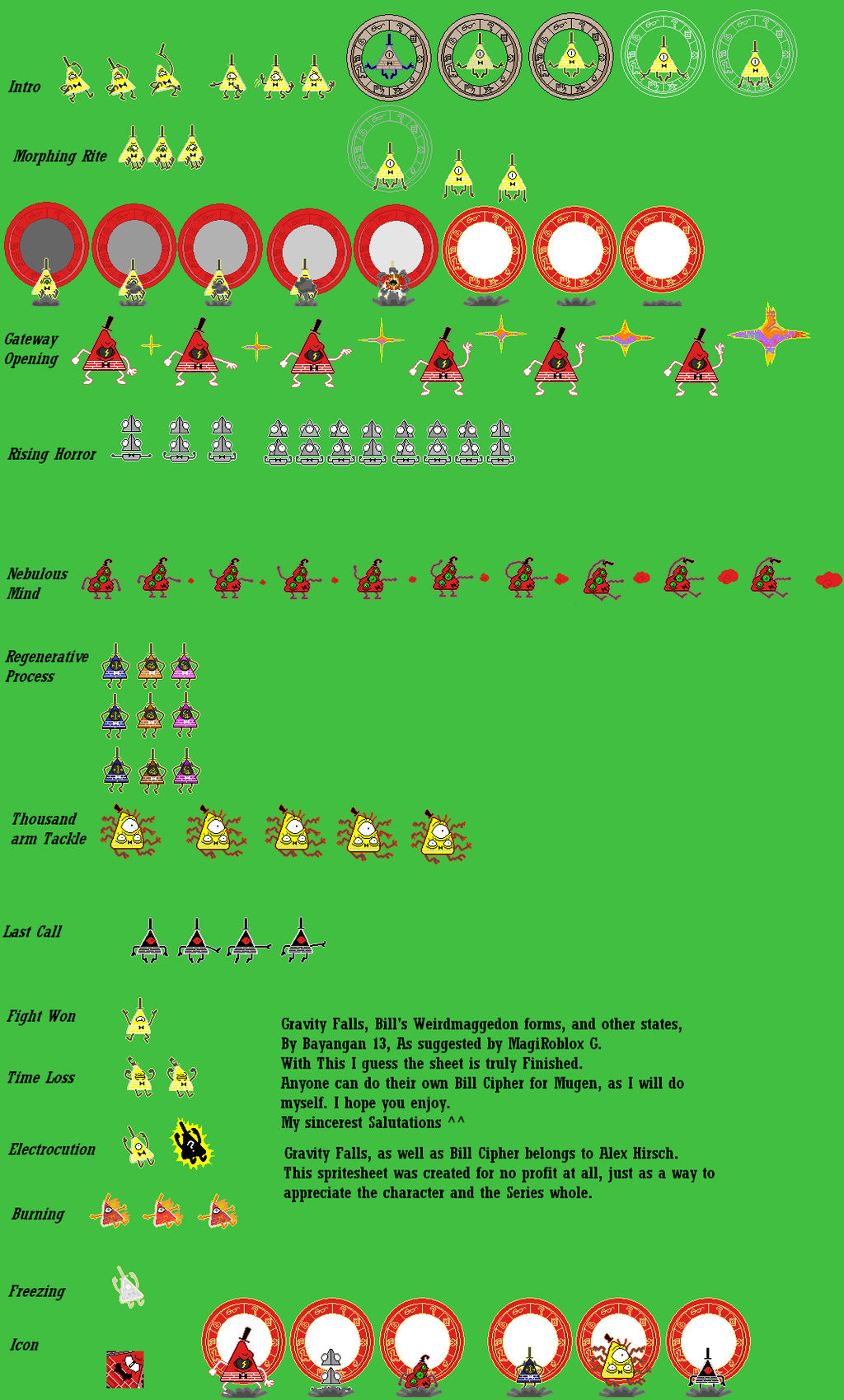 Final Sheet of Bill on Mugen by Bayangan13 on DeviantArt