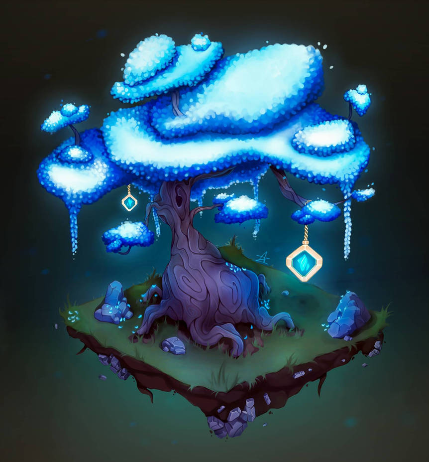 Isometric magic tree by Azrieva on DeviantArt