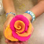 Playdough rose