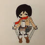 Mikasa Ackerman chibi