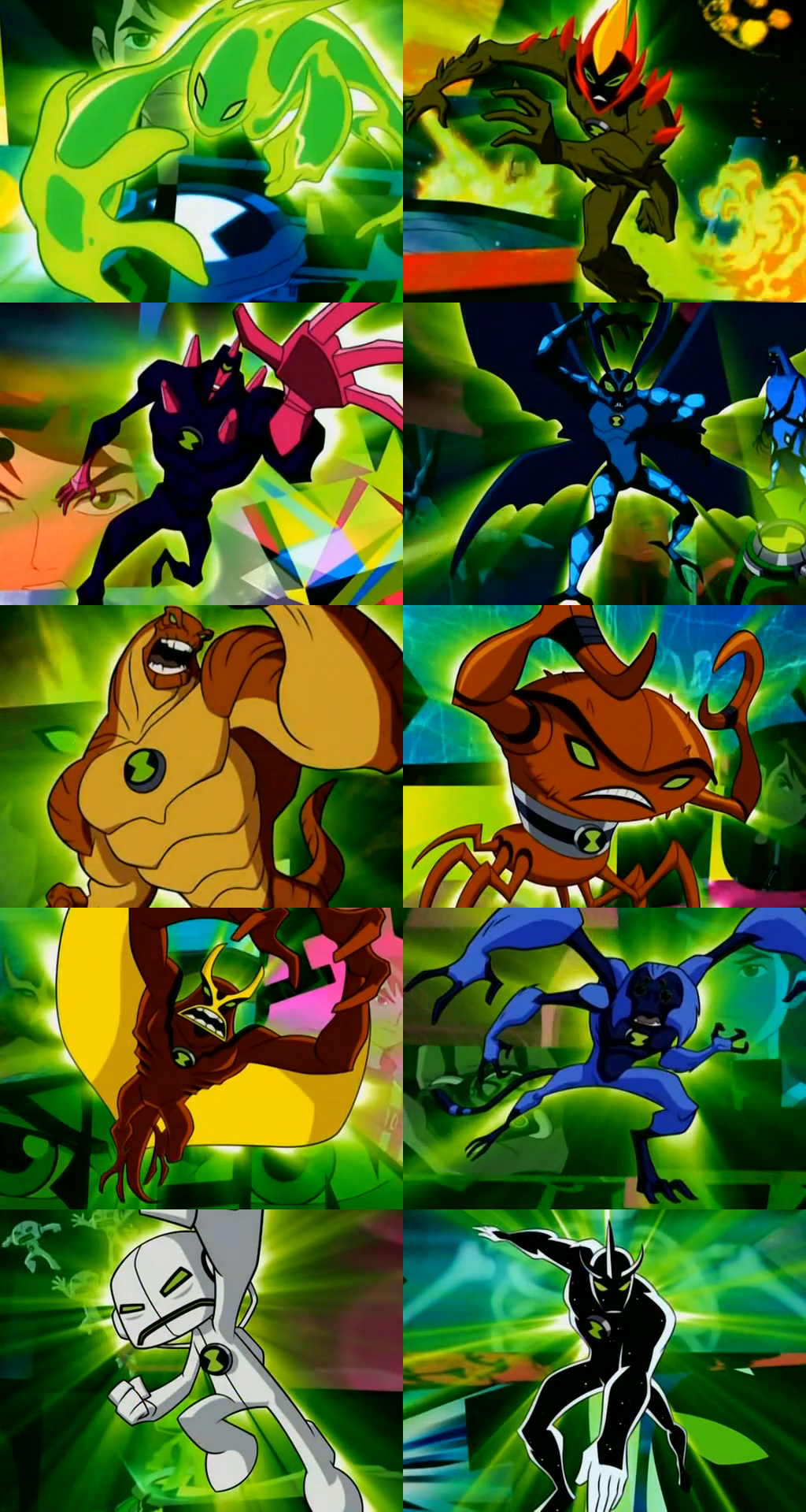 Ben 10 Alien Portraits (Original Series) by dlee1293847 on DeviantArt