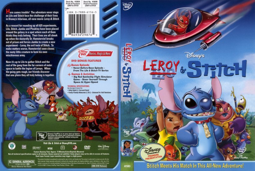Menu DVD: Lilo & Stitch 