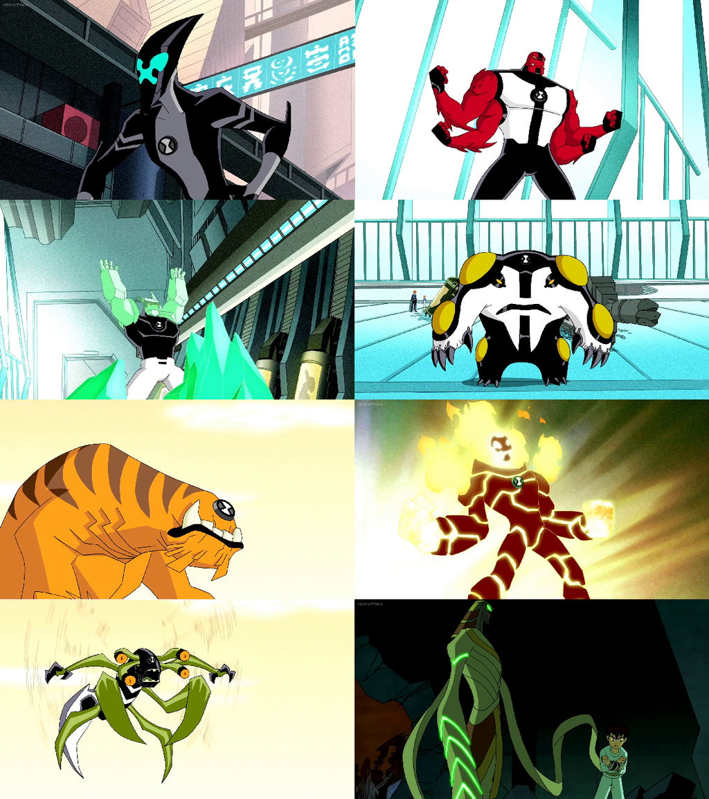 Ben 10 Aliens In Adult Form by dlee1293847 on DeviantArt