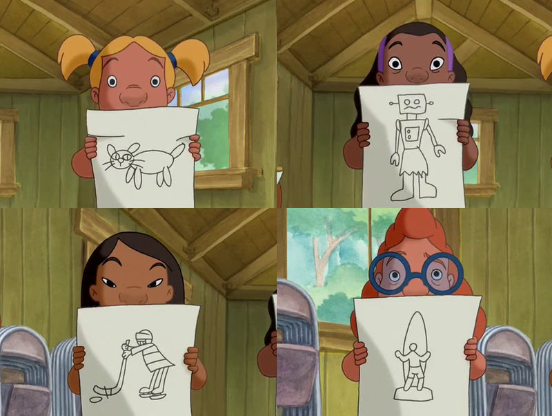 The Drawings From The Hula Girls (Lilo and Stitch) by dlee1293847 on ...