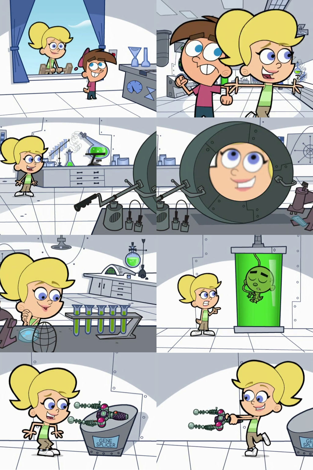 Jimmy Base Deviantart Jimmy Timmy Power Hour 2 - Cindy in A.J.'s Lab by dlee1293847 on DeviantArt