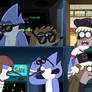 Regular Show - Mordecai and Rigby Meets Themselves