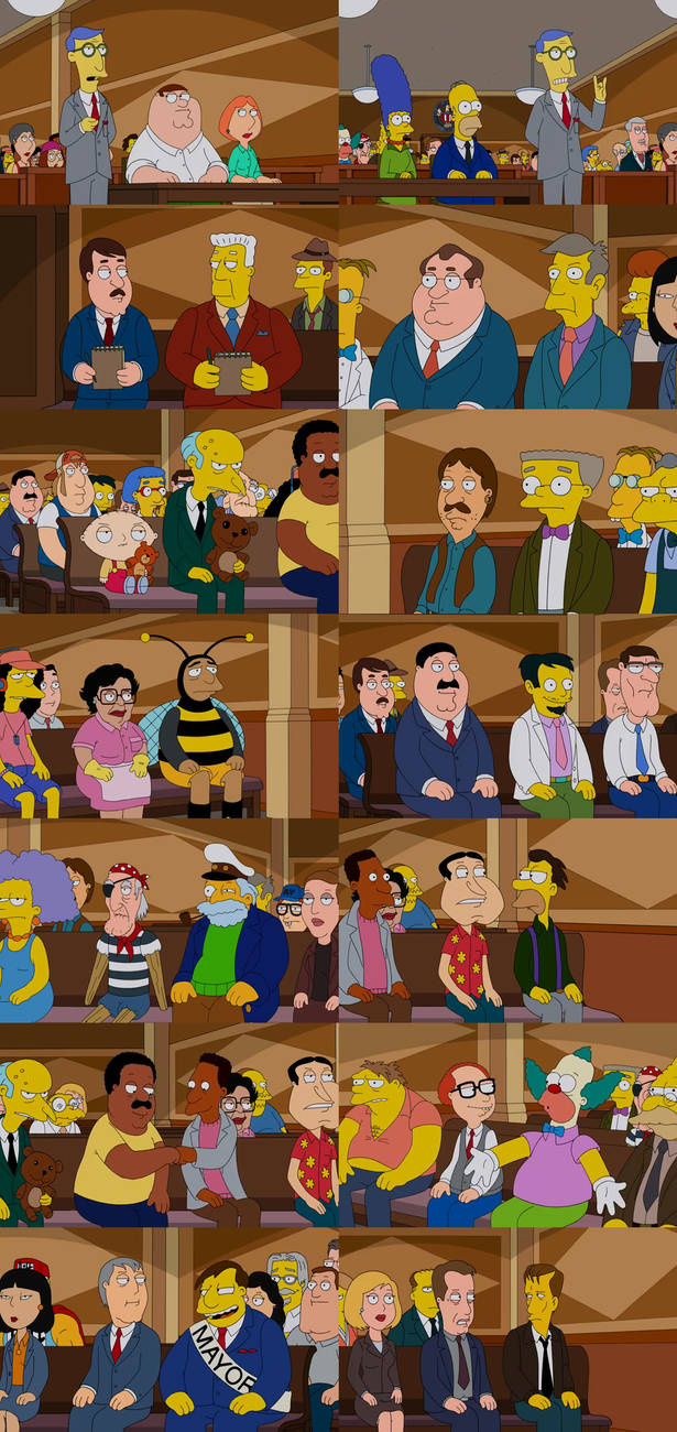 Family Guy and Simpsons Characters by dlee1293847 on