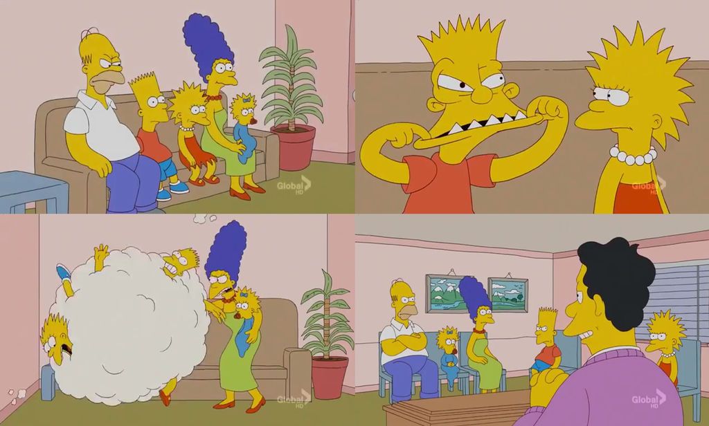 The Simpsons as Their Tracey Ullman Show Selves by dlee1293847 on