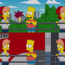 The Simpsons - Sideshow Bob Gets Hit By A Train