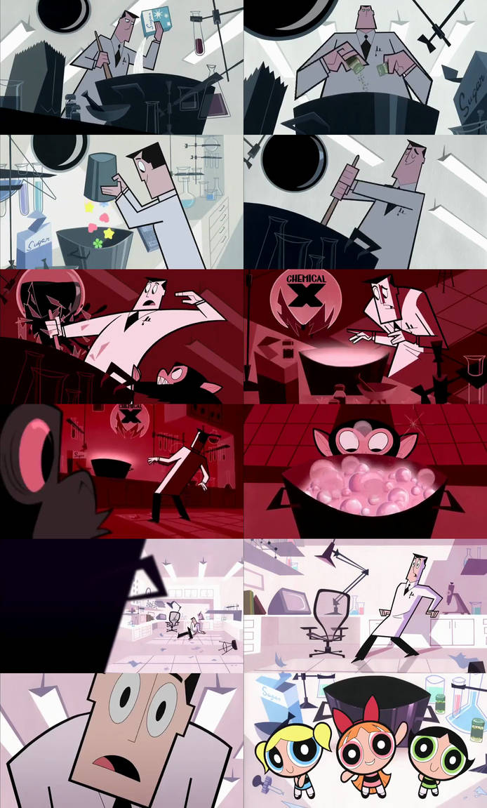 Powerpuff Creation Lab The Creation of The Powerpuff Girls by dlee1293847 on DeviantArt