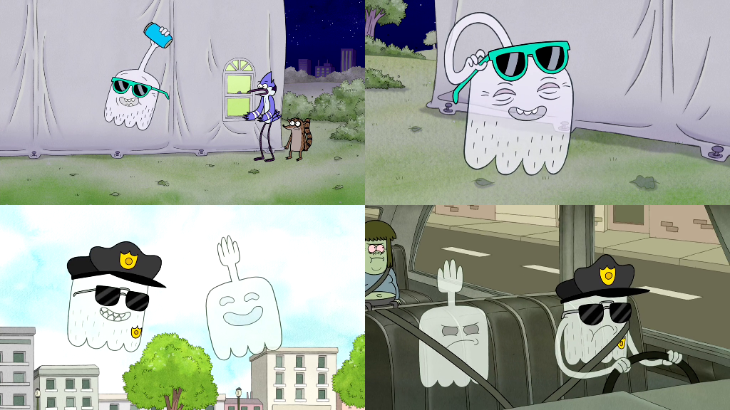 Regular Show - Low Five Ghost by dlee1293847 on DeviantArt
