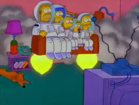 The Simpsons - Rocket Couch Gag by dlee1293847 on DeviantArt