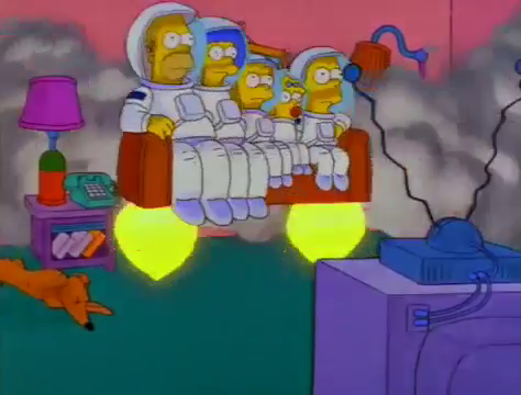 The Simpsons - Rocket Couch Gag by dlee1293847 on DeviantArt
