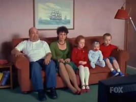 The Simpsons - Live-action Couch Gag