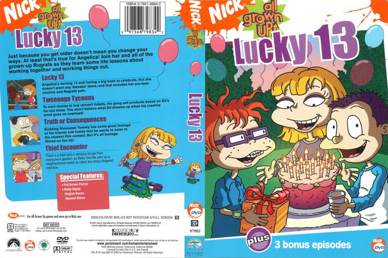 All Grown Up Lucky 13 DVD Cover by dlee1293847 on DeviantArt