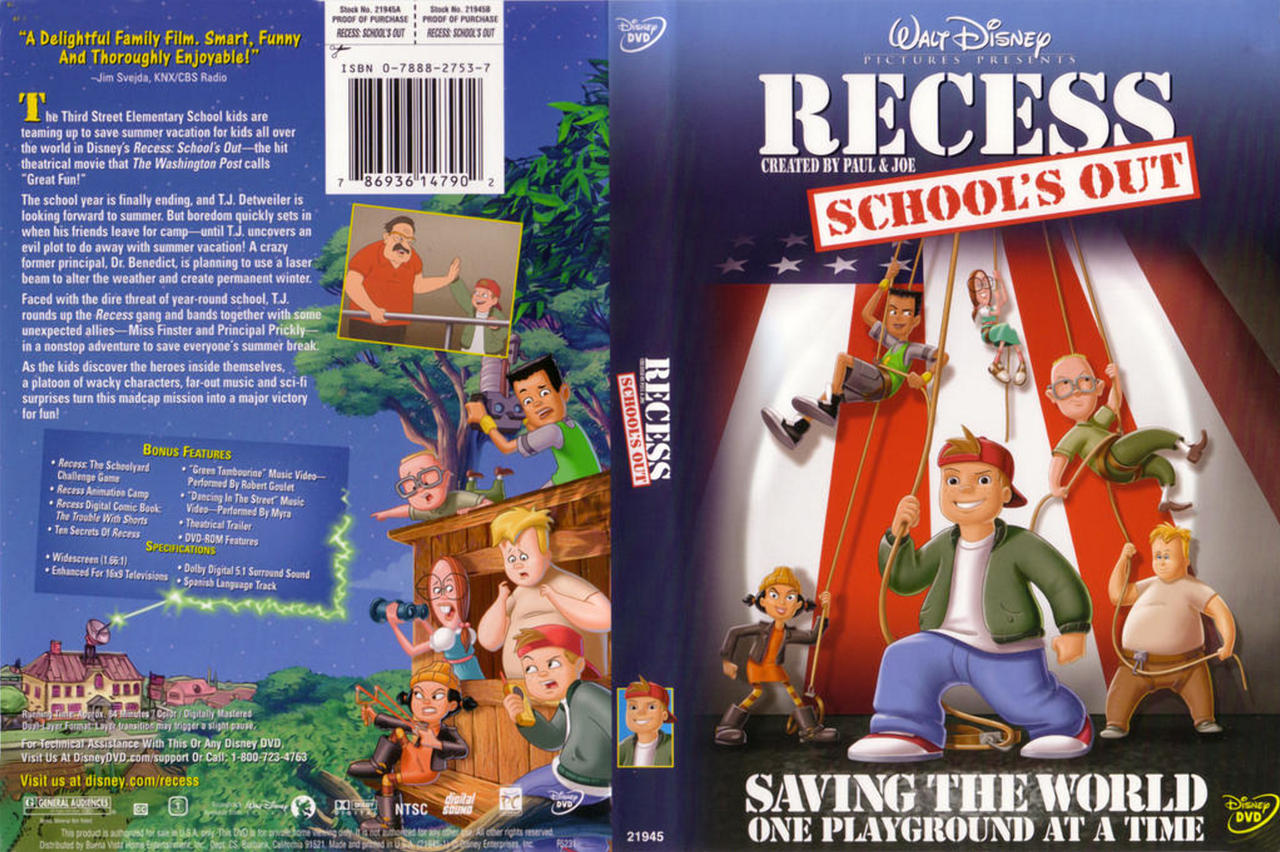 Recess School's Out DVD Cover by dlee1293847 on DeviantArt
